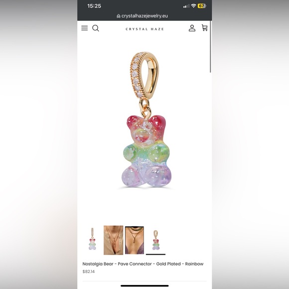 Crystal Haze 🆕 Nostalgia Bear Pave Rainbow-cco price dropped-final price - Picture 3 of 8